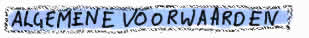 algemene voorwaarden